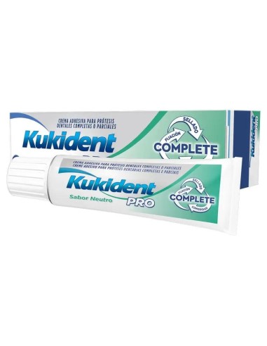 Kukident Pro Complete Crema Adhesiva Neutra Prótesis 47 G