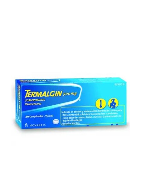 Termalgin 500 mg, 20 Comprimidos
