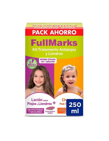 Fullmarks Antipiojos y Liendres Champú + Loción