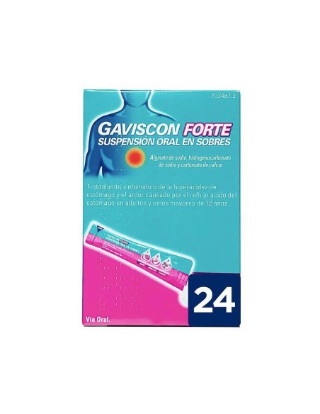 Gaviscon Forte Suspensión Oral 24 Sobres Gaviscon Forte Suspensión Oral 24 Sobres