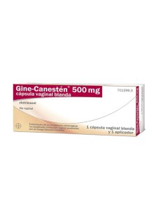 Gine-Canestén 500 mg, 1 Cápsula Vaginal 2