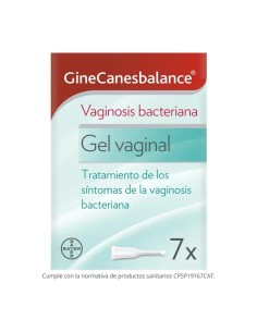 GineCanesbalance Gel Vaginal Antibacteriano, 7 Aplicadores