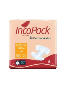 Incopack Absorbente Elástico Talla Mediana Día, 80 unidades 2