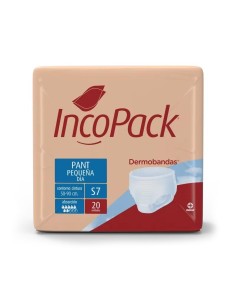 Incopack Pant Absorbente Día Talla Pequeña, 80 unidades