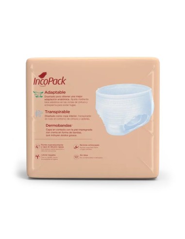 Incopack Pant Absorbente Día Talla Pequeña, 80 unidades