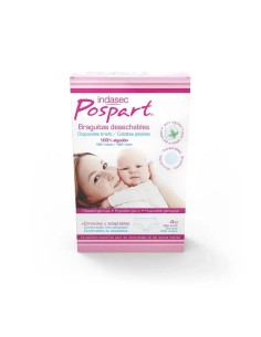 Indasec Pospart Braguitas Desechables, 4 unidades
