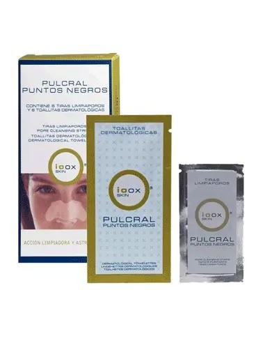 Ioox Pulcral Puntos Negros 6 Tiras+6 Toallitas