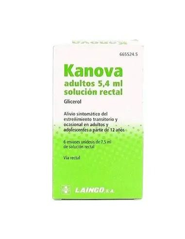 Kanova Adultos 6 Enemas 7,5 ml