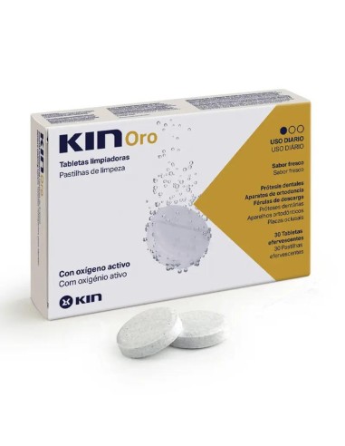 KIN Oro Tabletas Limpiadoras, 30 unidades