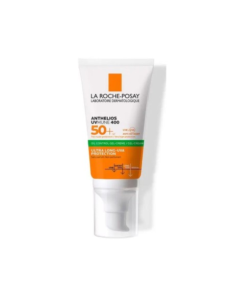 La Roche-Posay Anthelios  Uv-Mune 400 Oil Control Gel-Crema Spf50+, 50 ml