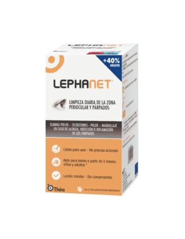 Lephanet Toallitas Limpiadoras 30 Unidades + 12 Gratis