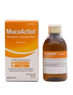 Mucoactiol 50 mg/ ml Solución Oral 200 ml 2
