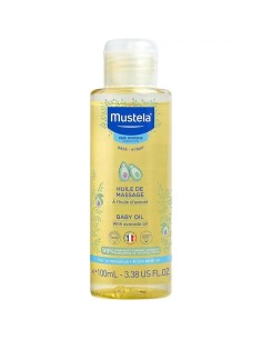 Mustela Aceite de Masaje con Aguacate Bio, 100 ml