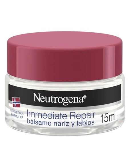 Neutrogena, Bálsamo Nariz Y Labios, Fórmula Noruega, Crema Que Hidrata Y Repara, Rápida Absorbción, 15 Ml