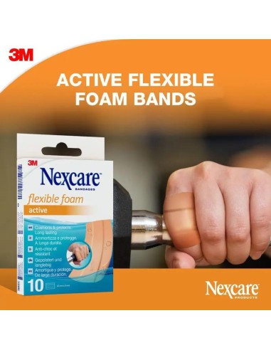 Nexcare Active Strips Apósito 10X6
