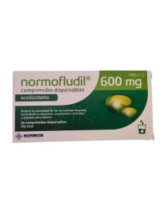 Normofludil 600 mg, 20 comprimidos Dispersables 2