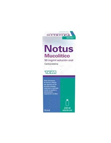 Notus Mucolítico Solución Oral 200 ml