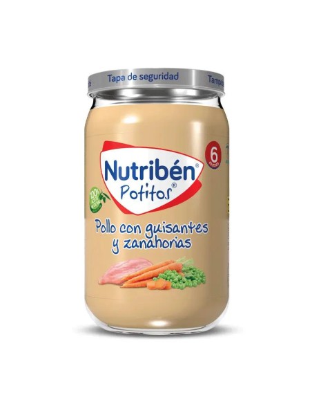 Nutriben Potito Pollo Guisantes y Zanahoria 235 gr