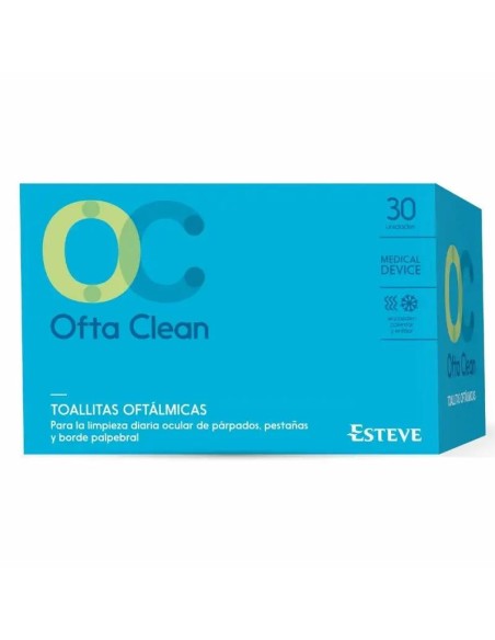 Oftaclean Toallitas Oftalmológicas, 30 Toallitas Oftaclean Toallitas Oftalmológicas, 30 Toallitas