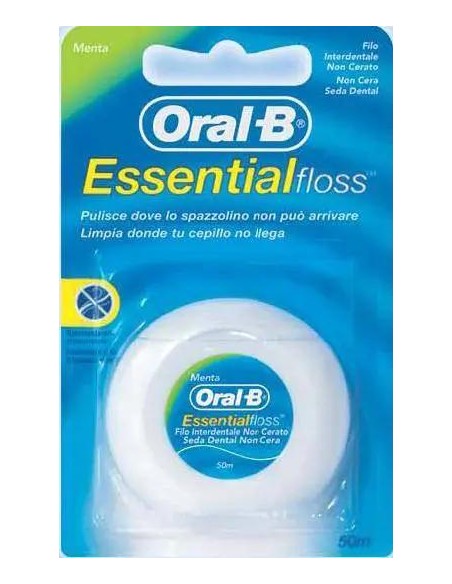 Oral-B Essential Floss Seda Dental Menta 50 M