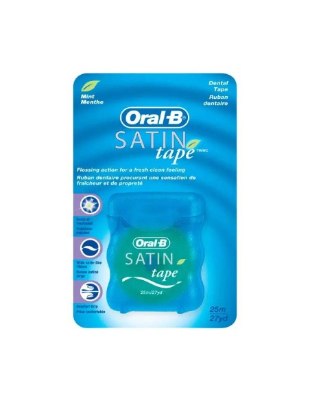 Oral-B Satin Tape Fluor Cinta Dental Menta 25 m