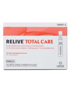 Relieve Total Care Gotas Oftalmicas Estéril 20 Monodosis de 0.4 mlm