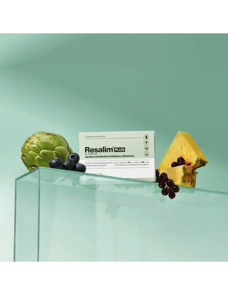 Resalim™ Plus Complemento Alimenticio Metabolizador Bebidas Alimentos - 10 Comprimidos