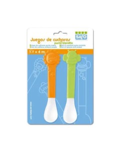SARO JUEGO 2 CUCHARAS PUNTA BLANDITA 2