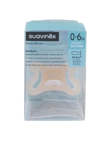 Suavinex Chupete Zero-Zero 0-6M, 1 unidad