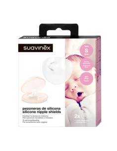 Suavinex Pezonera Silicona Talla S, 2 unidades 2