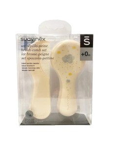 Suavinex Set Cepillo y Peine, Color Blanco 2