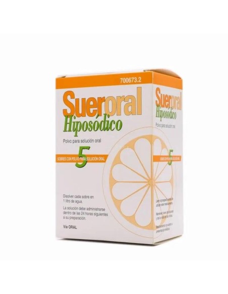 Sueroral Hiposódico Polvo para Solución Oral 5 Sobres