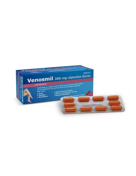 Venosmil 200 mg 60 cápsulas Duras Venosmil 200 mg 60 cápsulas Duras