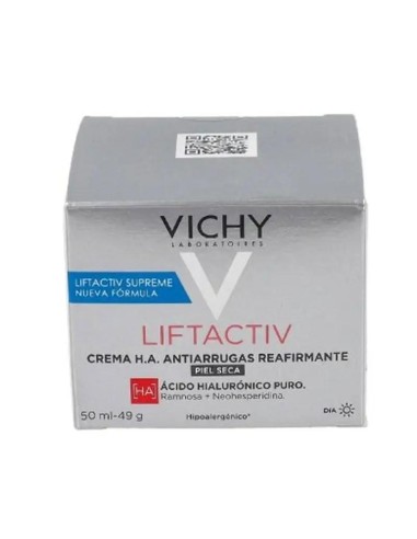 Vichy Liftactiv H.A. Crema Antiarrugas Reafirmante Piel Seca, 50ml