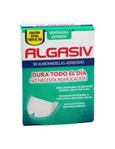 Algasiv Almohadillas Adhesivas Protesis Superior 30 unidades 2