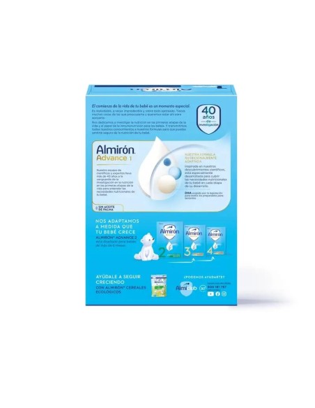 Almirón Advance 1 Leche de Inicio, 1200gr