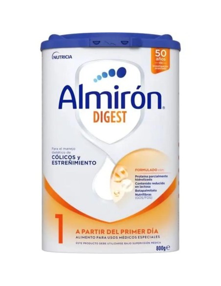 Almirón Advance Digest 1, Leche de Inicio Bebé Anti-Cólico y Estreñimiento, 800g Almirón Advance Digest 1, Leche de Inicio Bebé Anti-Cólico y Estreñimiento, 800g