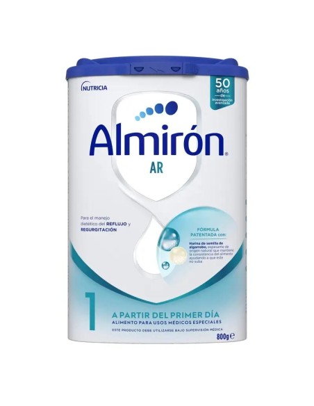 Almirón AR 1, Leche de Fórmula para Bebé Anti Regurgitación, desde Primer Día, 800g