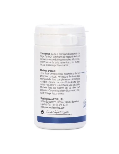 Ana María Lajusticia Cloruro De Magnesio, 147 comprimidos