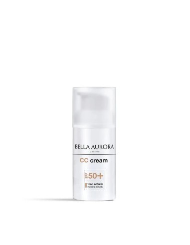 Bella Aurora CC Protect Solar con Color Antimanchas SPF 50+, 30 ml