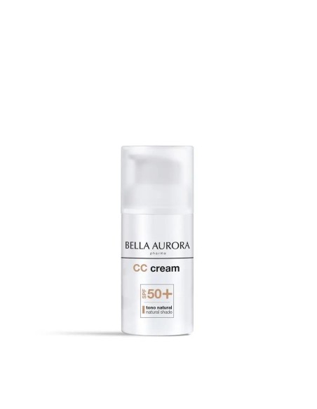 Bella Aurora CC Protect Solar con Color Antimanchas SPF 50+, 30 ml