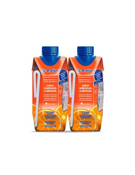 Bioralsuero Probiótico Naranja 2X330 ml