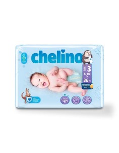 Chelino Pañal Talla 3 (4-10 Kg), 36 unidades 2