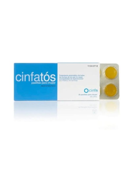 Cinfatos 10 mg Pastillas Para Chupar 20 unidades