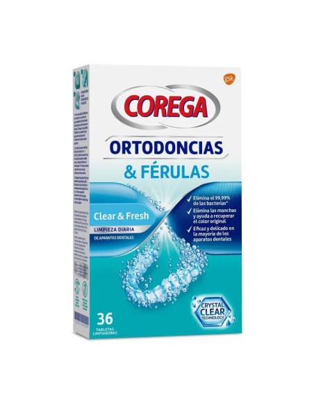 Corega Ortodoncias y Férulas, 36 Tabletas Corega Ortodoncias y Férulas, 36 Tabletas