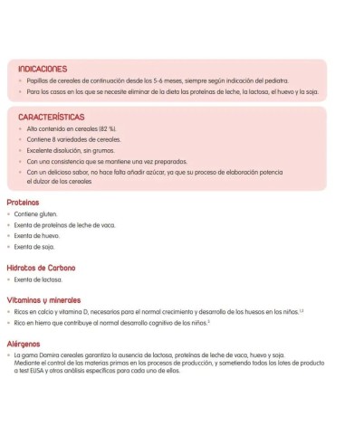 Damira Multicereales con Galleta, 600 gr