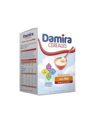 Damira Multicereales con Miel 600 gr