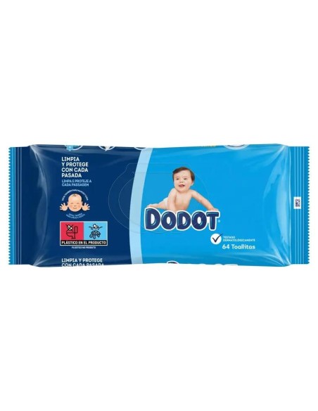 Dodot Toallitas Para Bebe 1 Paquete, 64 Toallitas