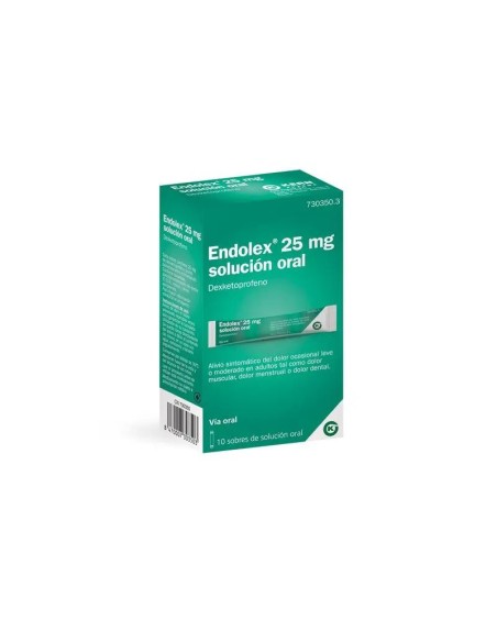 Endolex 25 mg Solución Oral 10 Sobres