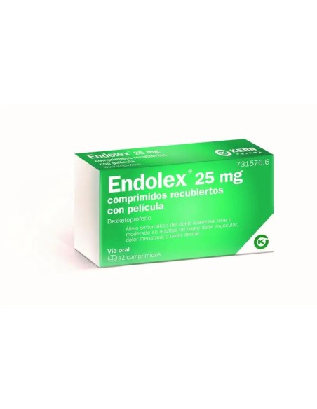 Endolex 25 mg, 12 Comprimidos